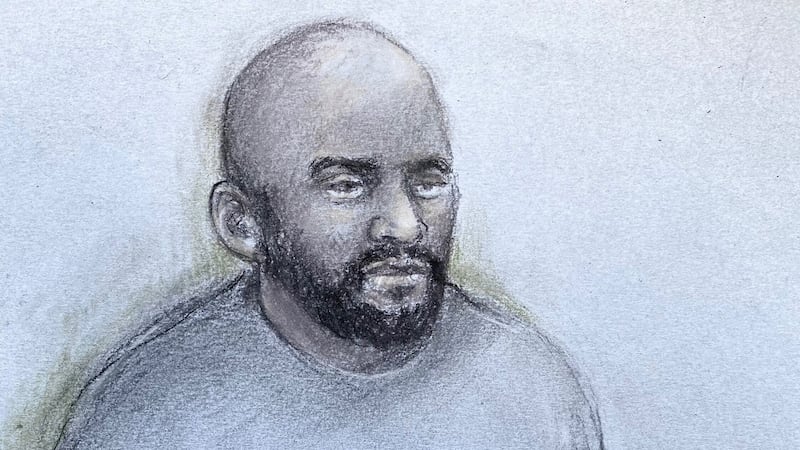 Aine Leslie Davis, 39, who was once suspected of being part of a death squad dubbed The Beatles from the so-called Islamic State, has pleaded guilty to having a firearm for terrorism purposes and two offences of funding terrorism (Elizabeth Cook/PA)
