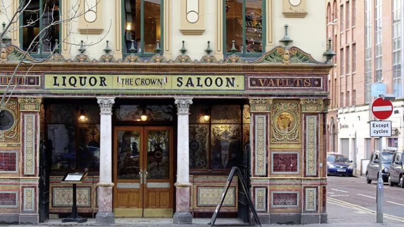 The Crown Bar in Belfast was ranked eleventh most popular landmark. Picture by Cliff Donaldson 