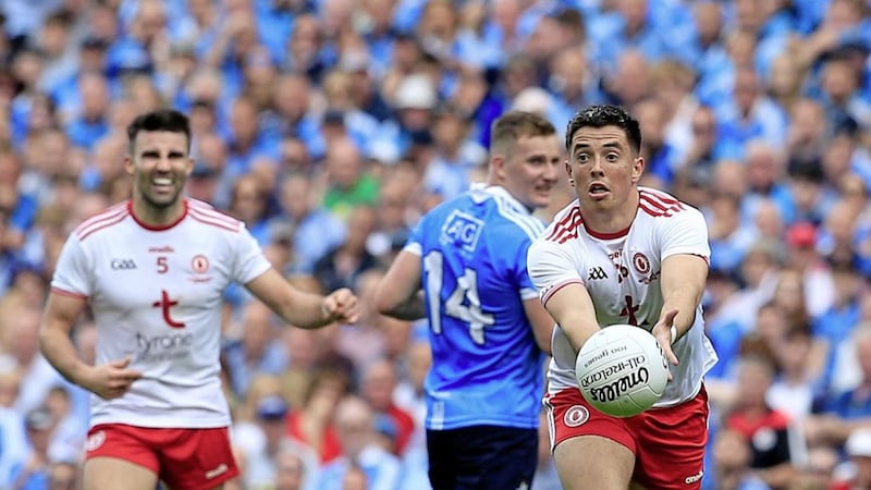 Tyrone&#39;s Ronan O&#39;Neill in action against Dublin. Picture by Philip Walsh. 