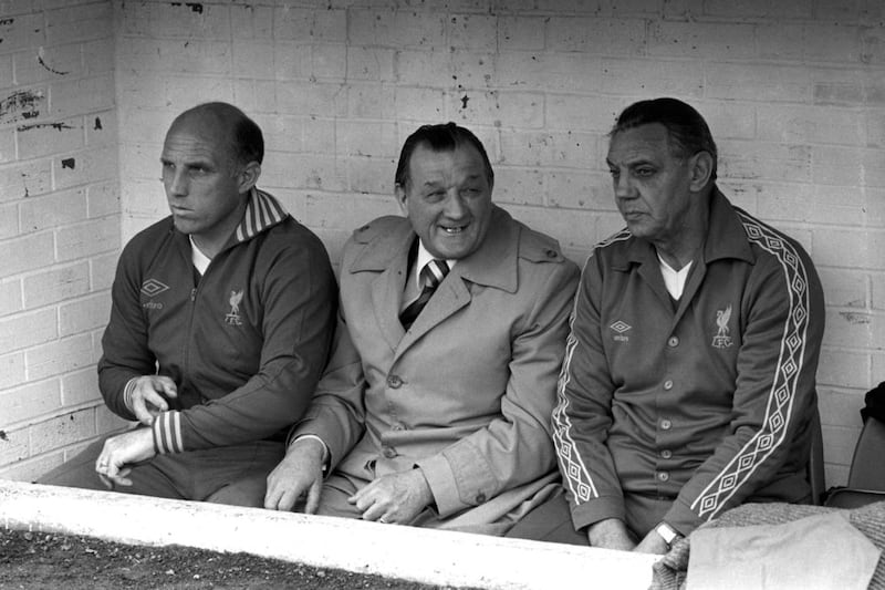 On this day in 1992, former Liverpool boss Bob Paisley (centre) was forced to leave the club's board of directors as a result of ill health<!--[if gte mso 9]><xml>
 
  Normal
  0
  
  
  false
  false
  false
  
   
   
   
   
   
  
  MicrosoftInternetExplorer4
 
</xml><![endif]--><!--[if gte mso 9]><xml>
 ="false" LatentStyleCount="156">
 
</xml><![endif]--><!--[if !mso]><object
 classid="clsid:38481807-CA0E-42D2-BF39-B33AF135CC4D" id=ieooui></object>
st1\:*{behavior:url(#ieooui) }
</style>
<![endif]--><!--[if gte mso 10]>
 /* Style Definitions */
 table.MsoNormalTable
	{mso-style-name:"Table Normal";
	mso-tstyle-rowband-size:0;
	mso-tstyle-colband-size:0;
	mso-style-noshow:yes;
	mso-style-parent:"";
	mso-padding-alt:0cm 5.4pt 0cm 5.4pt;
	mso-para-margin:0cm;
	mso-para-margin-bottom:.0001pt;
	mso-pagination:widow-orphan;
	font-size:10.0pt;
	font-family:"Times New Roman";
	mso-ansi-language:#0400;
	mso-fareast-language:#0400;
	mso-bidi-language:#0400;}
</style>
<![endif]-->