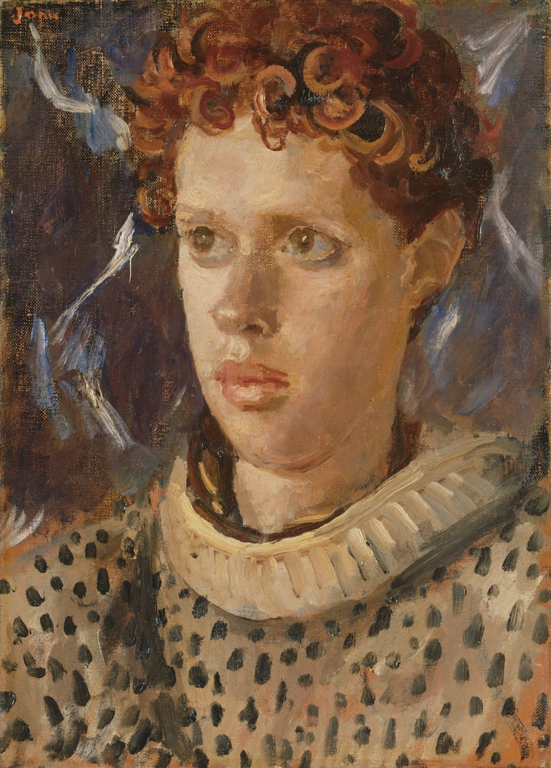 A portrait of Dylan Thomas by August John (National Portrait Gallery)