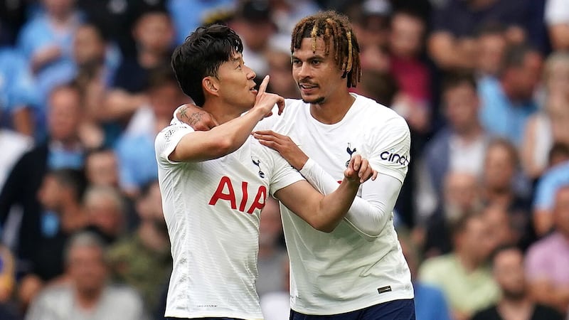 Son Heung-min, left, and Dele Alli are close friends (Nick Potts/PA)