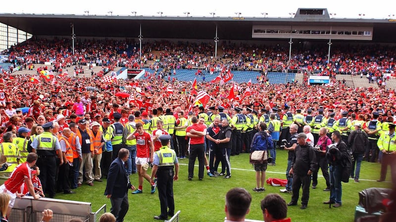 The scenes of joy at Semple Stadium in Thurles this month after Cork claimed the 2017 Munster Senior Hurling Championship crown. Kieran Kingston&rsquo;s men had five points to spare over Clare, running out 1-25 to 1-20 winners in front of 45,558 spectators. Picture by Seamus Loughran