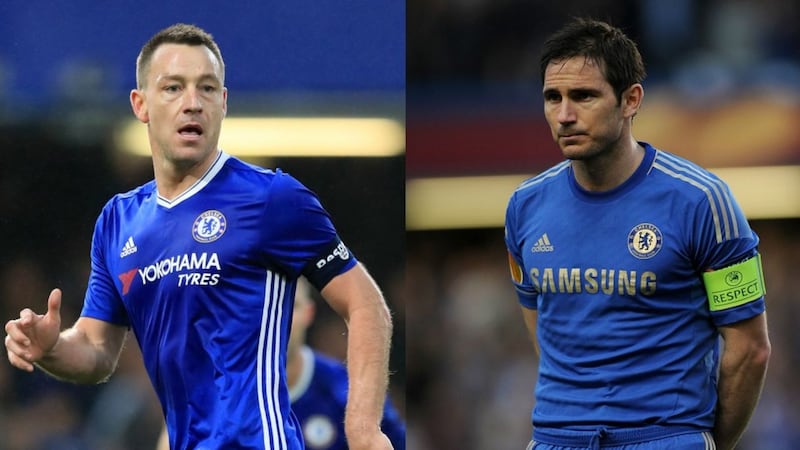 Frank Lampard and John Terry's staring contest is the definition of relationship goals