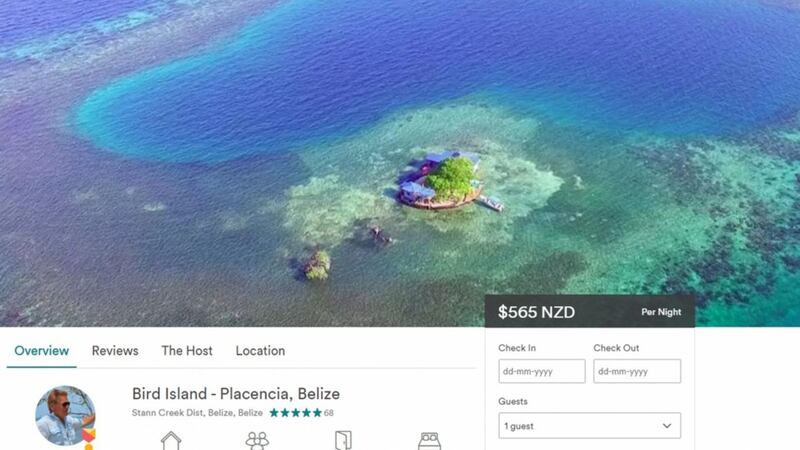You can rent an entire island on Airbnb for £327 if you're sick of sharing with other people