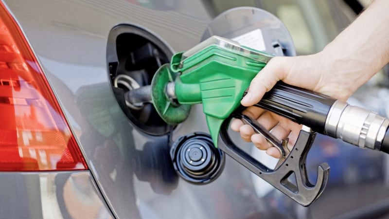 The price of petrol fell by 6.4p per litre on the month to 121.7p, which was the lowest price since April 