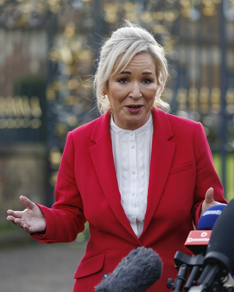 First Minister Michelle O’Neill was criticised by the speaker of the NI Assembly