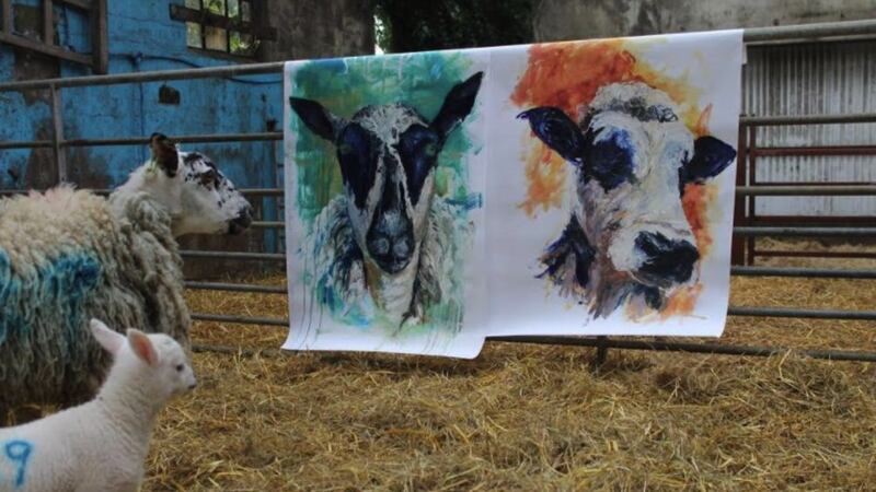 Artist Lydia Bell has taken inspiration from the animals on her family farm