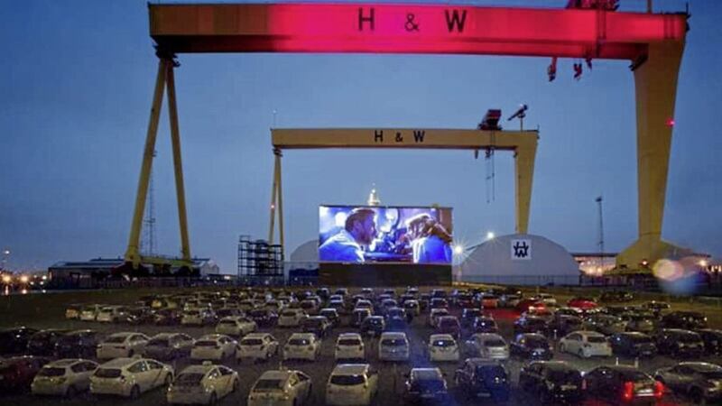 The event will be held at the Titanic Quarter where people can enjoy movies from the comfort of their own cars 