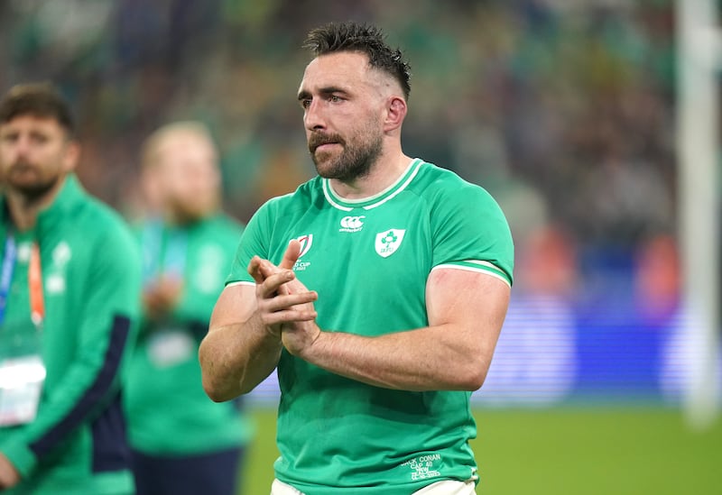 Jack Conan will make his first start for Ireland since being injured against Italy before last year’s World Cup