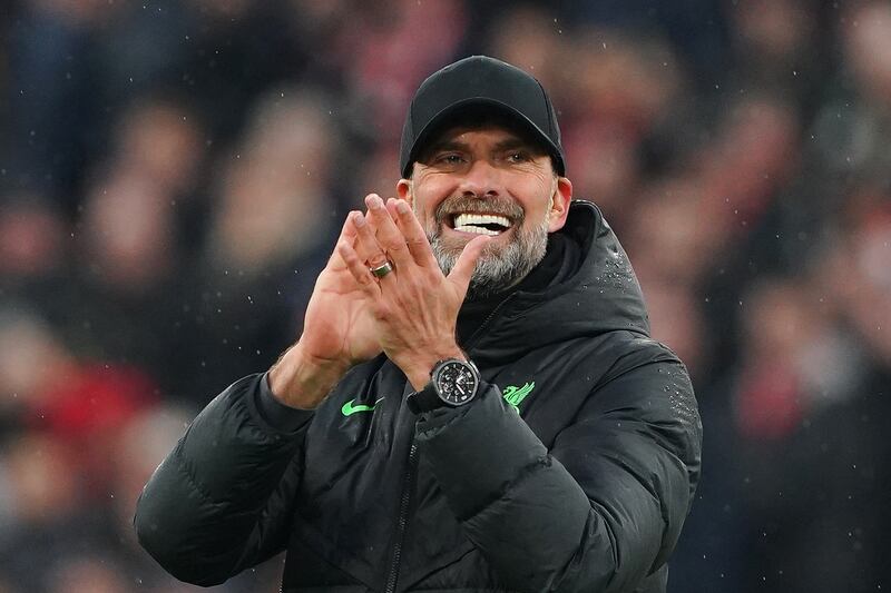 Klopp announced in January that he would leave the club at the end of the season