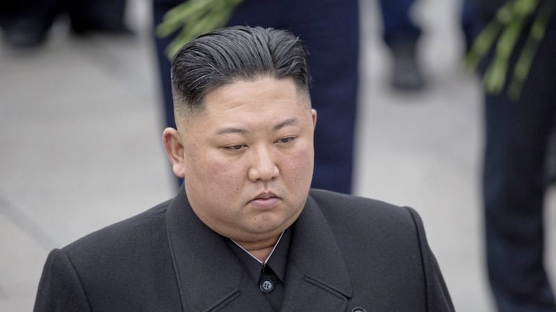 North Korean leader Kim Jong Un. Picture by Alexander Khitrov, AP Photo