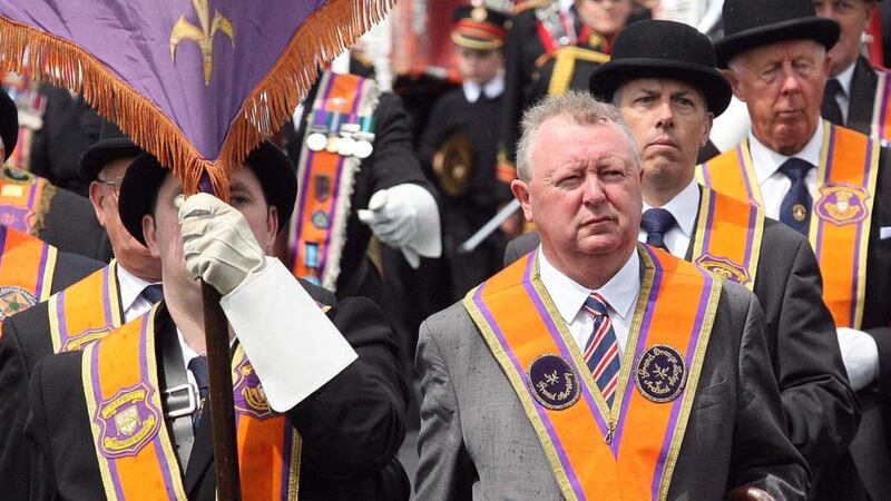 Drew Nelson was a high-profile spokesman and advocate for the Orange Order. He led numerous Orange delegations in political talks with leaders on both sides of the border. Picture by Freddie Parkinson/Press Eye 