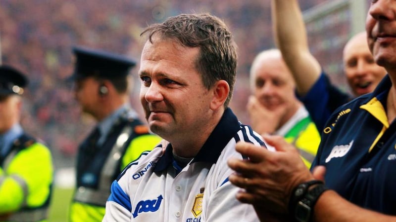 In another era, Davy Fitzgerald leading Clare to an All-Ireland in 2013 would have earned him complete respect. Picture by Seamus Loughran 