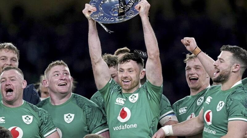 File photo dated 19-03-2022 of Ireland&#39;s Hugo Keenan, who admits Ireland&#39;s performances must vastly improve if they are to realise their potential by becoming Guinness Six Nations champions. Issue date: Tuesday January 31, 2023. 