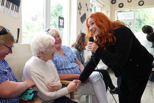 Eurovision winner shows the power of music for nursing home residents