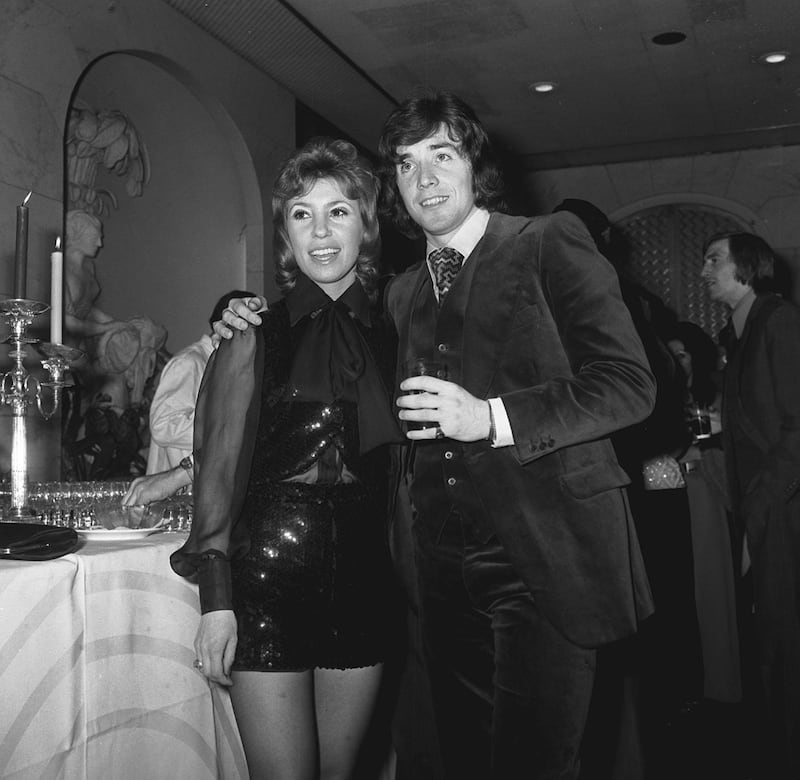 Joe Kinnear with then-girlfriend Bonnie, who would later become his wife .
