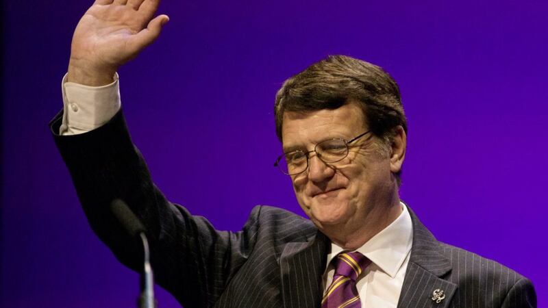 Ukip Party leader Gerard Batten gives his leader speech at the Ukip annual conference at the International Convention Centre in Birmingham PICTURE: Aaron Chown/PA 