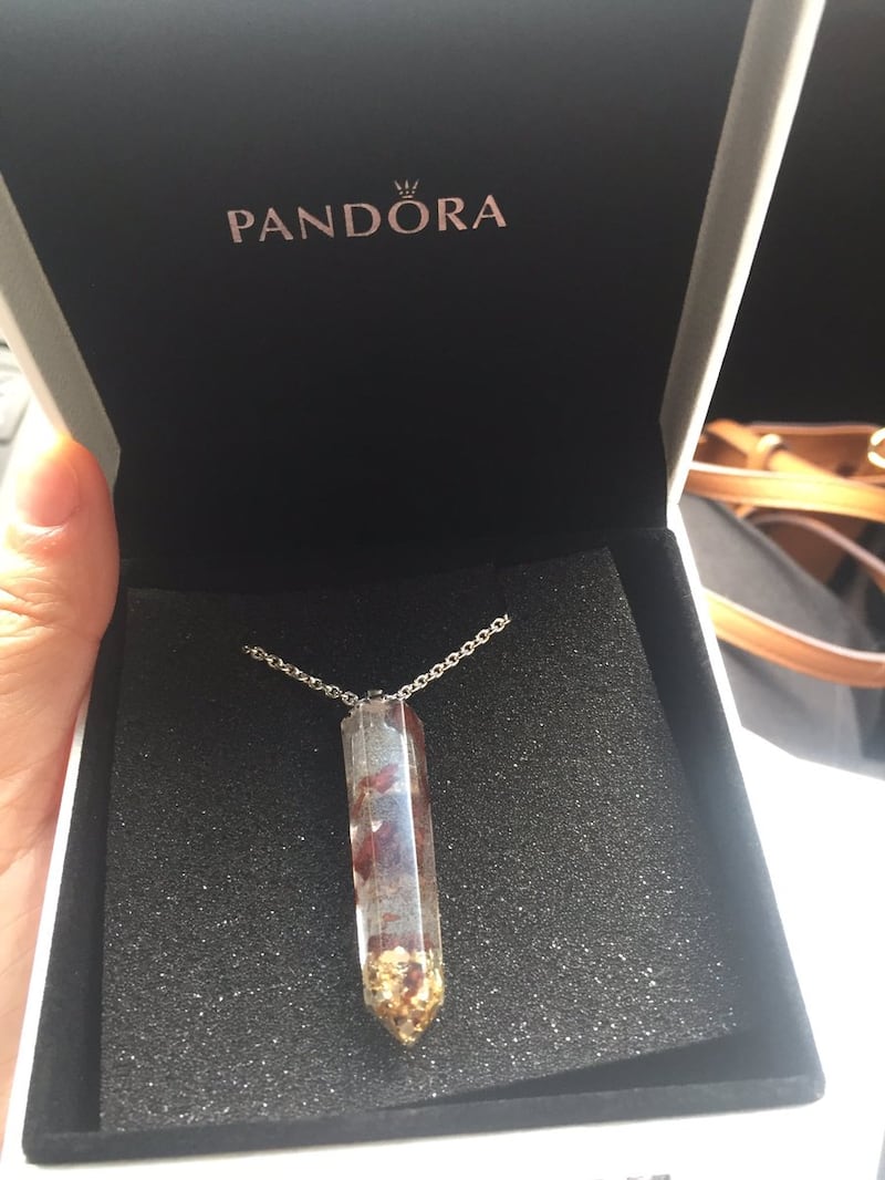 The necklace in the Pandora box