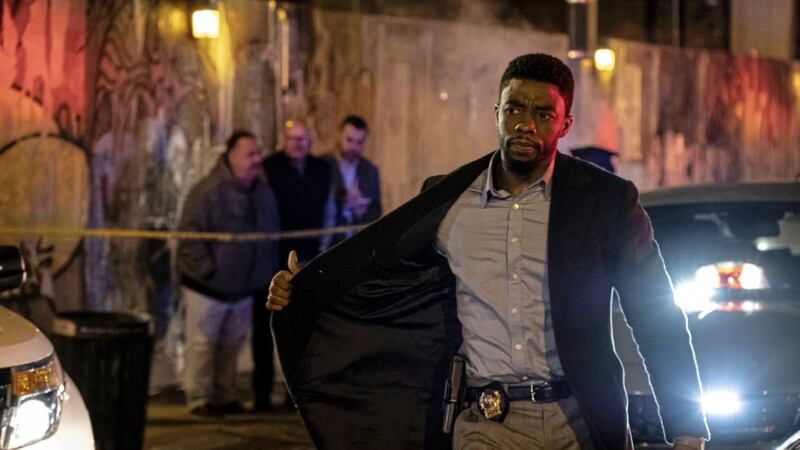 Chadwick Boseman as NYPD Detective Andre Davis in 21 Bridges 