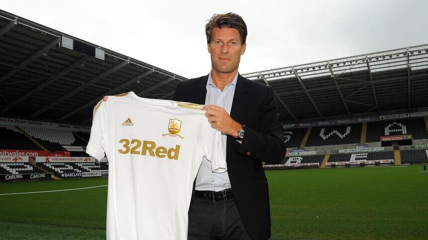 Michael Laudrup was appointed Swansea manager on a two-year contract (Andy Lloyd/PA)
