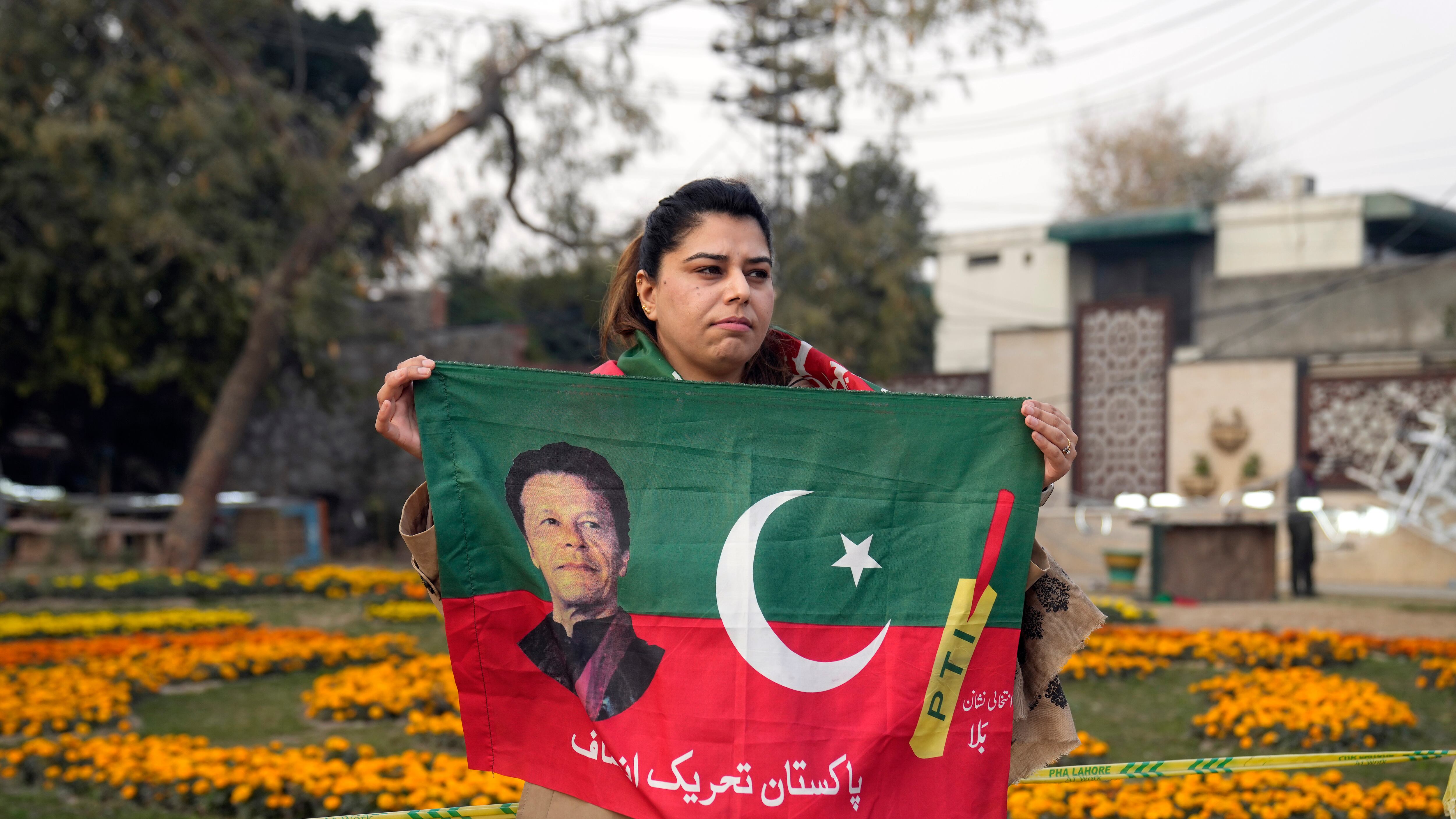 Imran Khan has been sentenced to 10 years in jail for revealing official secrets (AP Photo/K.M. Chaudary, File)