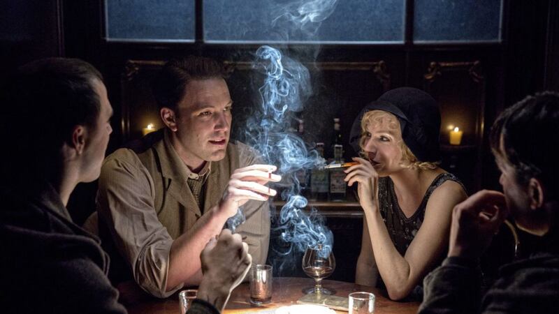 Ben Affleck and Sienna Miller in Live By Night, the new Affleck-directed gangster flick based on the bestselling novel by Dennis Lehane 