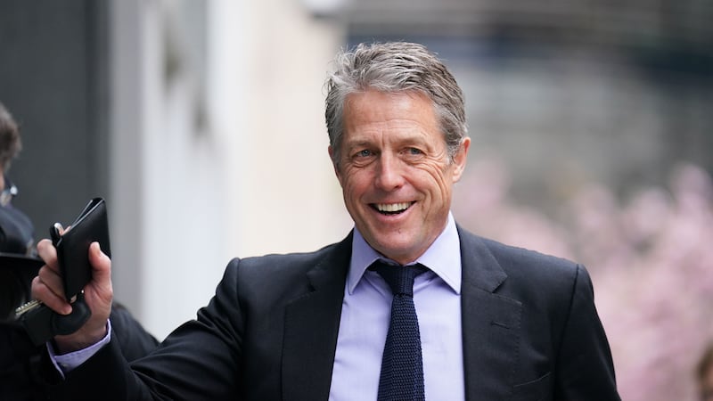 Hugh Grant is joining Harry in suing News Group Newspapers over allegations of unlawful information-gathering (James Manning/PA)