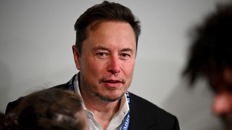 Elon Musk believes the danger of AI is that it could become ‘anti-human’ (Toby Melville/PA)