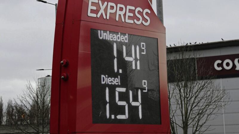 Diesel down to &pound;154.9. Picture by Hugh Russell. 