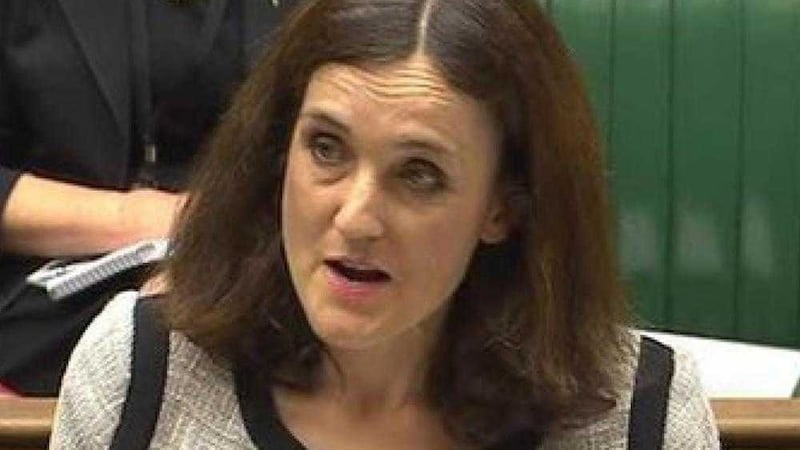 Secretary of State Theresa Villiers updates MPs at Westminster yesterday 