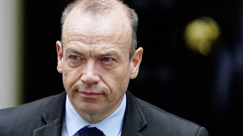 Northern Ireland Secretary Chris Heaton-Harris leaving 10 Downing Street, London, following the first Cabinet meeting with new Prime Minister Liz Truss. Picture date: Wednesday September 7, 2022. PA Photo. See PA story POLITICS Tories. Photo credit should read: Victoria Jones/PA Wire.