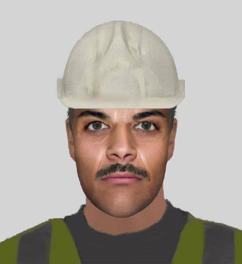 Undated handout image issued by Cleethorpes Community Policing Team of an e-fit released to try and catch a suspect who attempted to force his way into a house