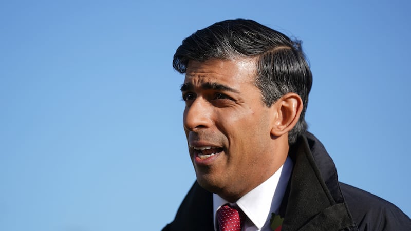 Rishi Sunak said he will hold the Metropolitan Police Commissioner ‘accountable’ for his decision to greenlight a Gaza rally on Armistice Day (Joe Giddens/PA)