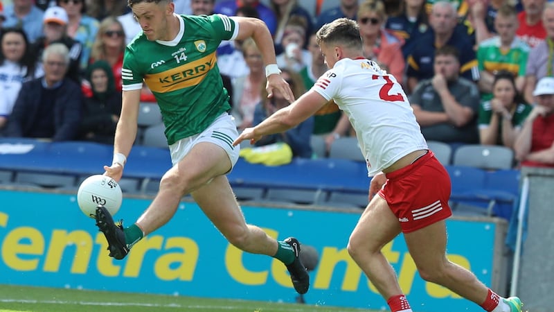 Kerry captain David Clifford was at his majestic best in the Kingdom’s All-Ireland quarter-final win over an outclassed Tyrone side at Croke Park on Saturday afternoon        Picture: Philip Walsh