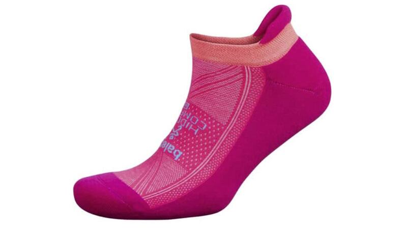 Balega Hidden Comfort women&#39;s running socks in electric pink, &pound;13, balega.co.uk 