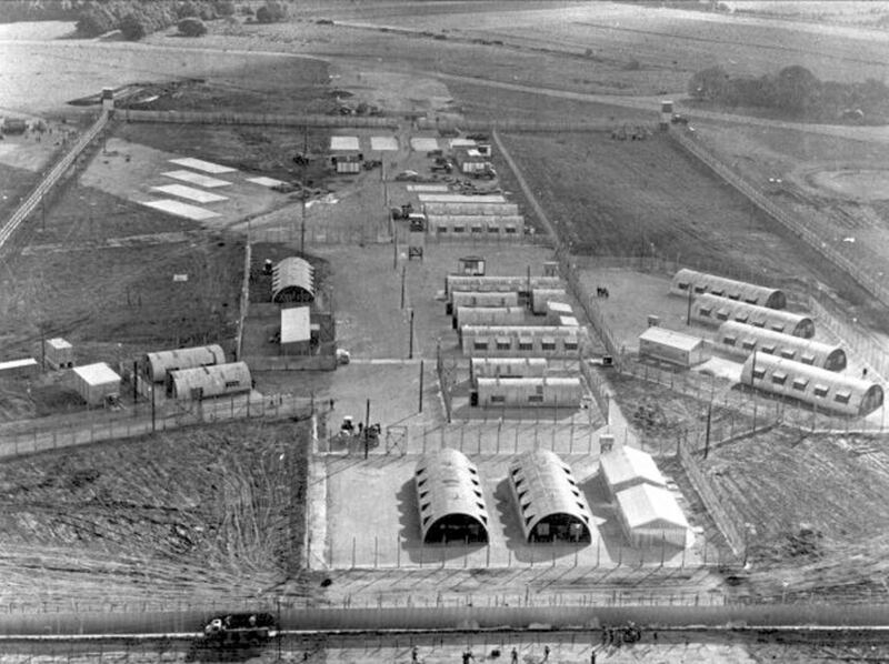 By the end of 1975, almost 2,000 people had been interned at the Long Kesh internment camp 