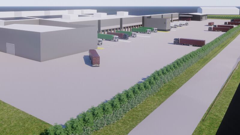 Sysco Ireland said the 250,000 sq ft facility at Nutts Corner will create 90 new jobs.