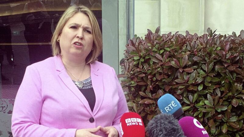 Secretary of State for Northern Ireland Karen Bradley was criticised this week for failing to take questions when she faced the media. Picture David Young/PA Wire 