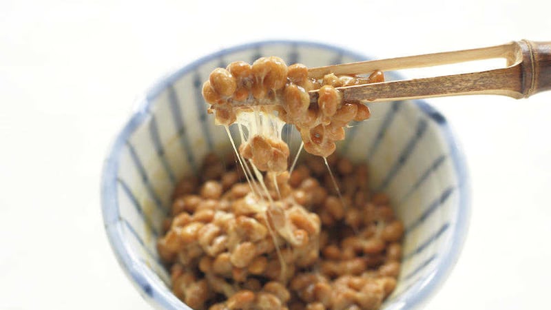 Vitamin K2 is plentiful in natto, a fermented soybean dish popular in parts of Asia 