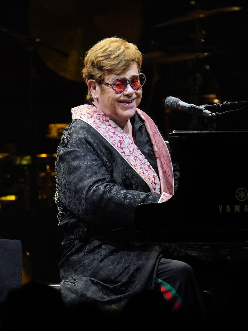 Sir Elton John’s Diamonds album also appears in the top 10 at number seven