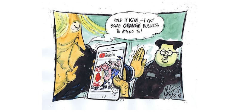 June 12 2018: Youtube comes under fire for removing some videos from its website. Donald prepares to meet Kim&nbsp;