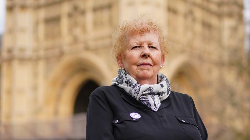 Waspi chair Angela Madden, pictured in March, gave evidence to the Work and Pensions Committee on Tuesday