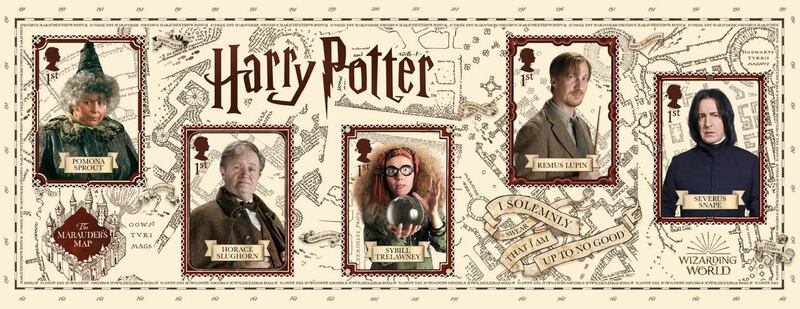 Harry Potter celebrated on stamps