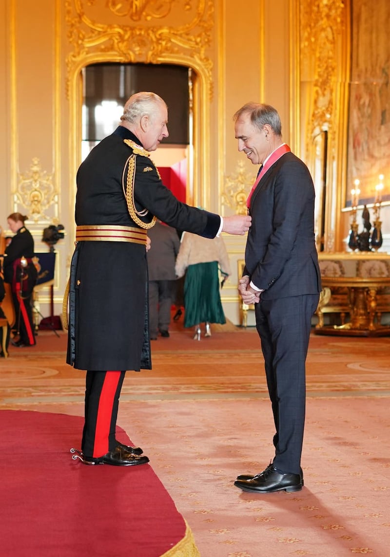 Anthony Horowitz is made a CBE by the King