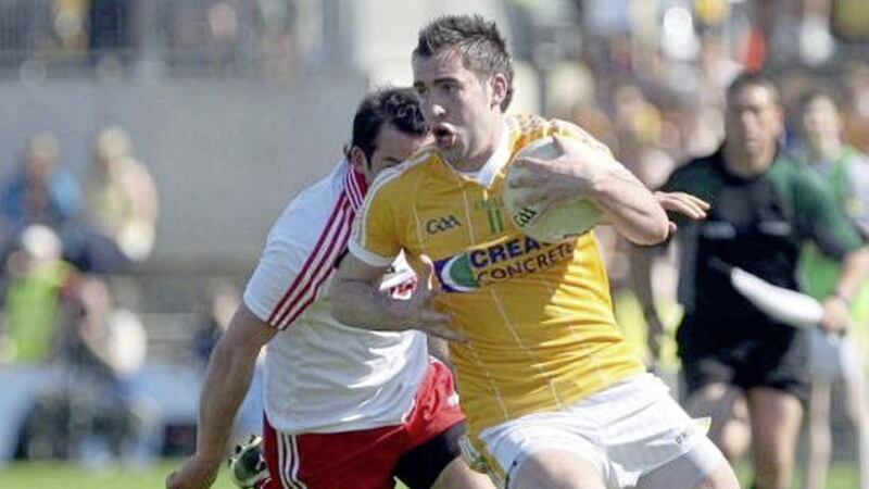 Antrim&#39;s Kevin Niblock memorably played the shirt off his back against Tyrone in 2010 