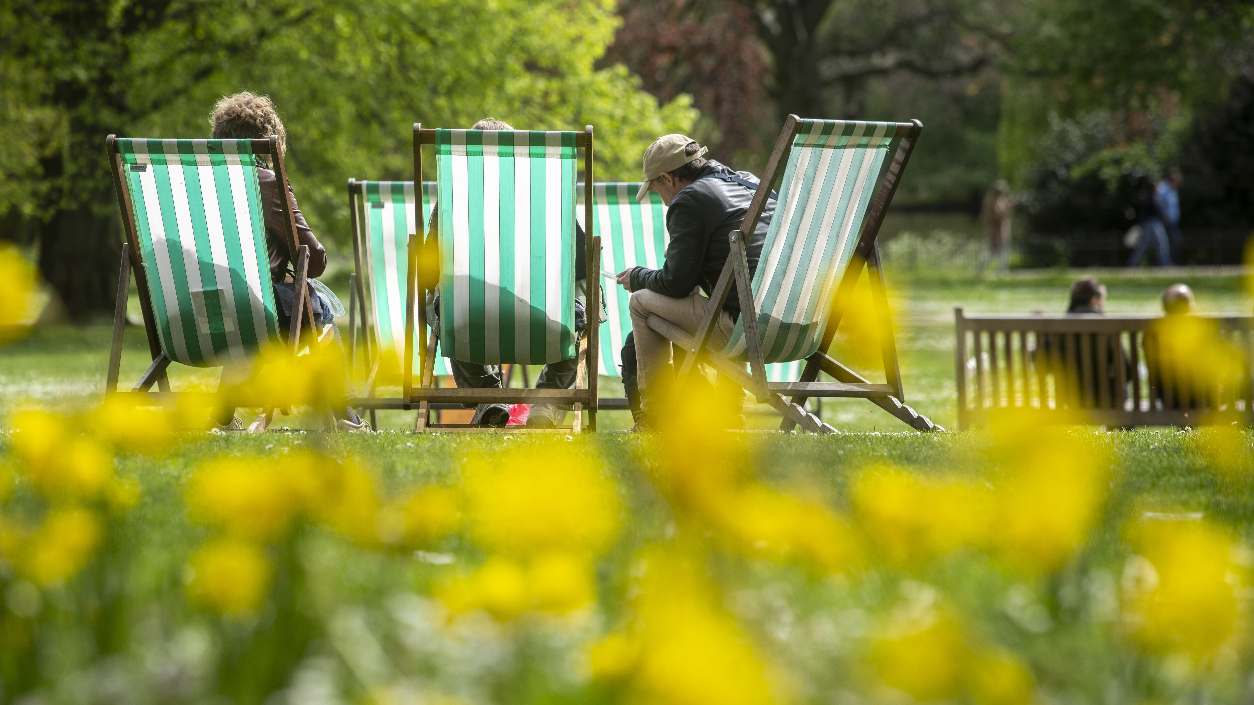 Forecasters say there will be a split across the UK on Saturday
