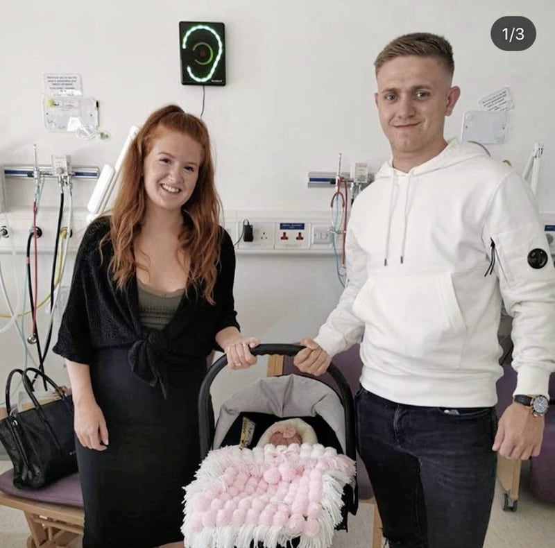 Kurt Walker and girlfriend Ria were able to bring baby daughter Layla home in August - three months after she arrived prematurely. The Lisburn fighter will attempt to reignite his Olympic ambitions next year 