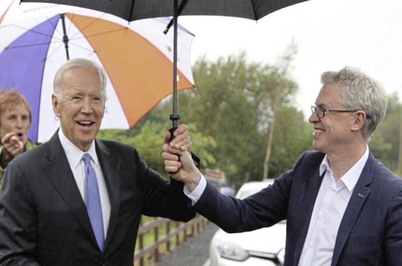 Joe Brolly became friendly with Joe Biden when he turned the sod on the Mayo Hospice 