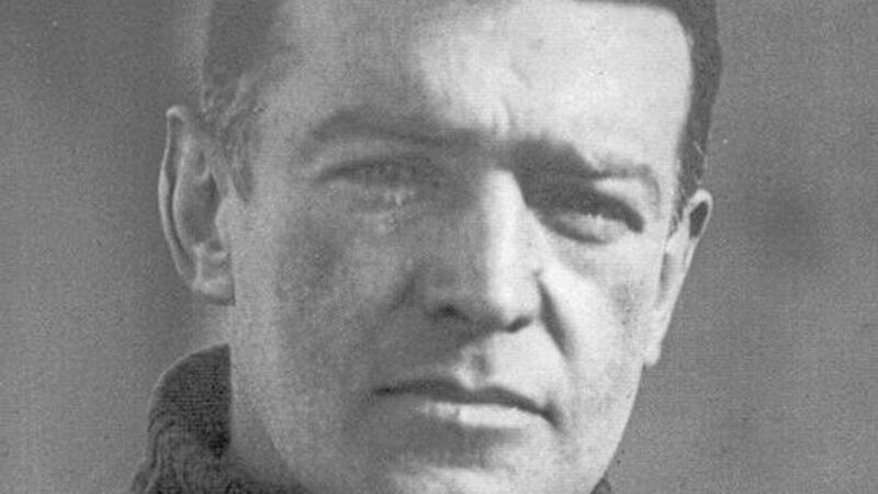 Irish-born Antarctic explorer Ernest Shackleton. 